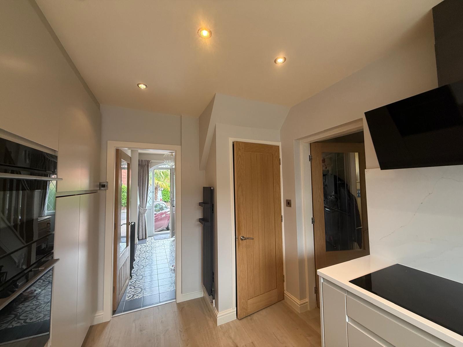 After interior kitchen painting