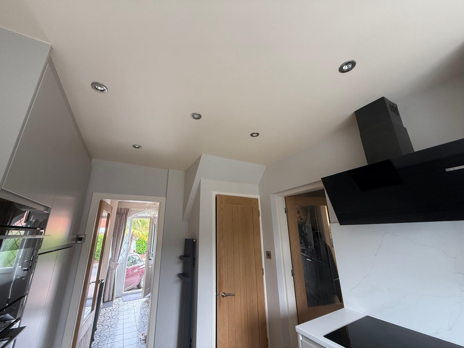After interior kitchen painting